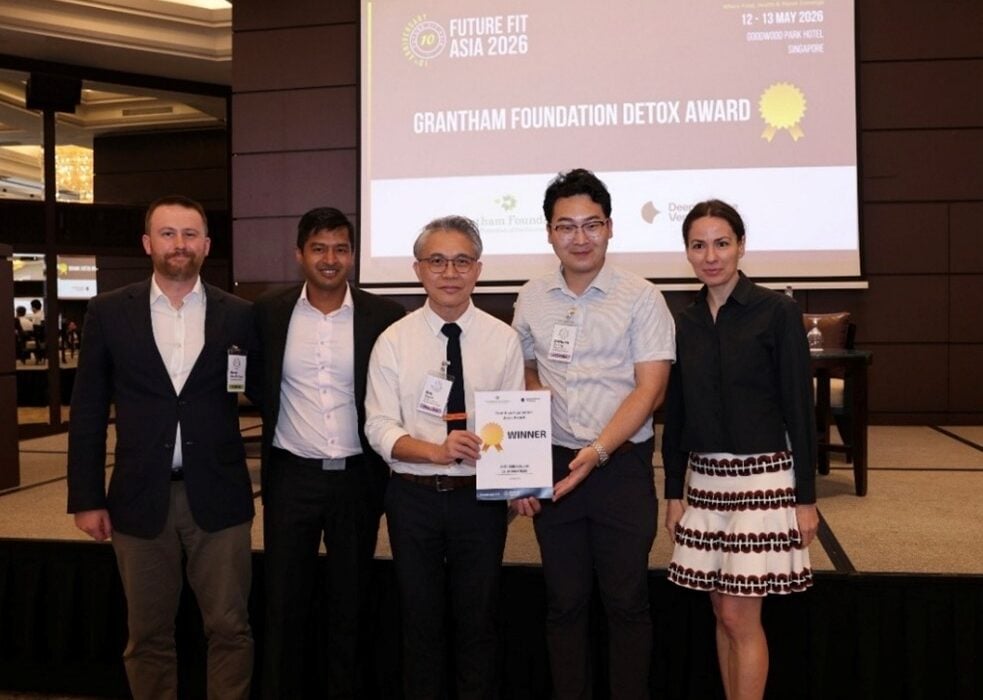 Future Fit Asia (formerly Future Food Asia) named two winners of the inaugural Grantham Foundation Detox Awards at its 10th edition conference on May 13, 2026, in Singapore