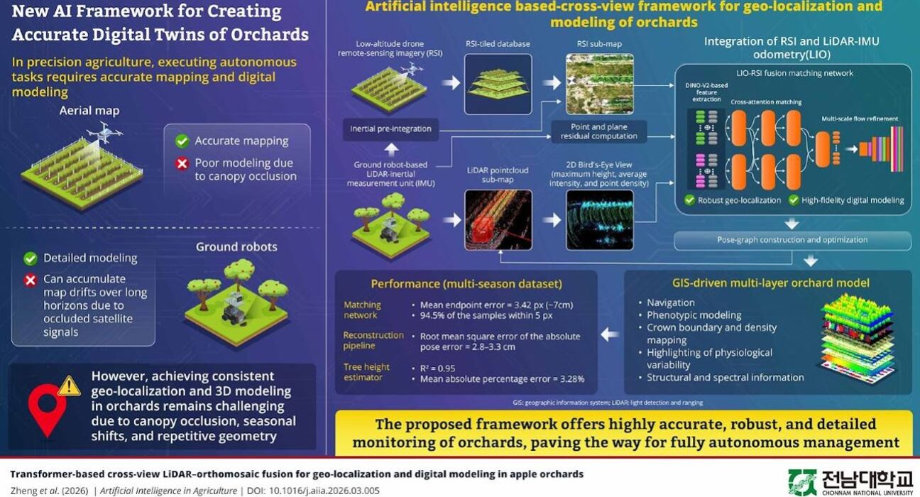 Researchers at Chonnam National University published a study describing a framework that fuses drone imagery with ground-based LiDAR data.